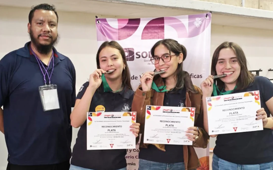 Estudiantes obtienen medalla de plata en Infomatrix Jalisco